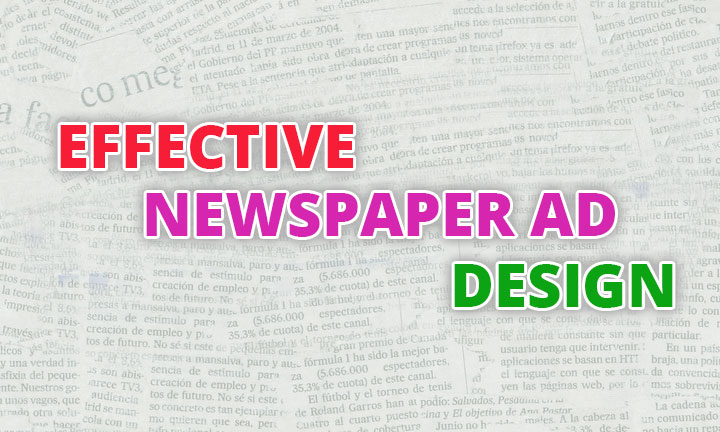  How to make your Newspaper Ad Design more Effective?