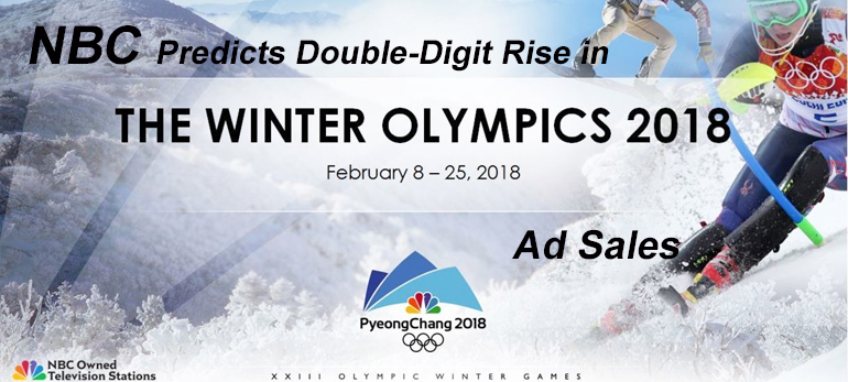  NBC Predicts Double-Digit Rise in Winter Olympics Ad Sales