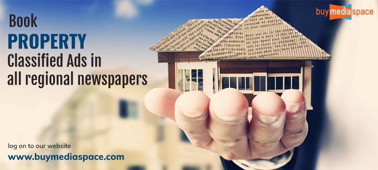  Book Property Advertisement in Newspapers Across India through BuyMediaSpace