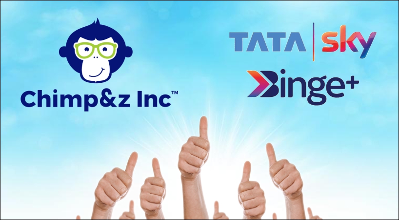  Chimp&z Inc Wins Digital Mandate For Tata Sky Binge