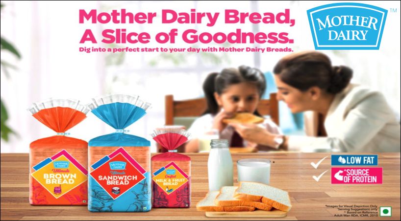  Mother Dairy bites Bread pie with new launch