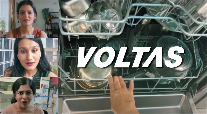  New DVC Of Voltas Shot In Lockdown Becomes India’s First Dishwasher Ad