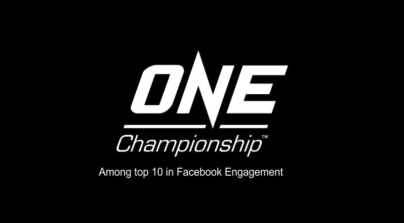  One Championship Among Top 10 most Engaging Sports Profiles on Facebook