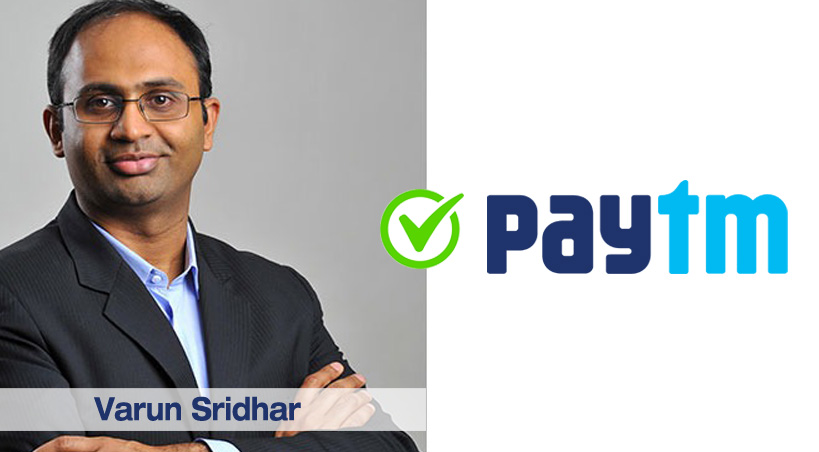  Varun Sridhar appointed as Paytm Money CEO