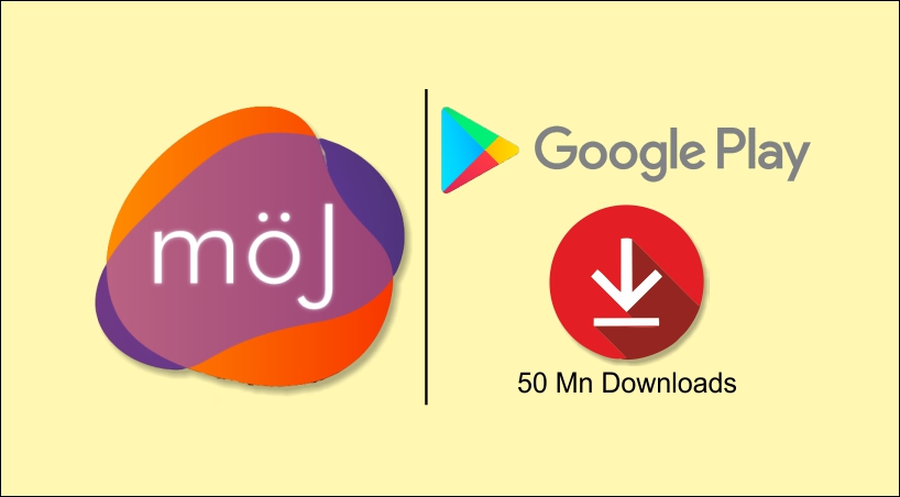 Sharechat’s Moj shows a drastic improvement, cross 50 Mn downloads on Play Store-