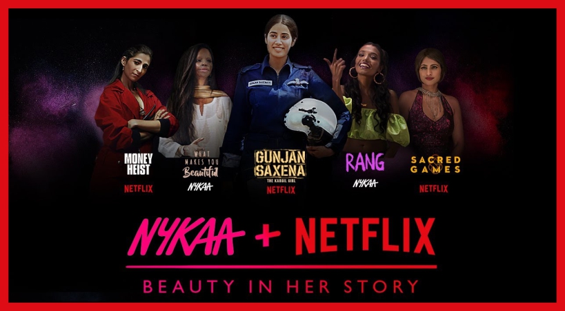  Nykaa Partners with Netflix for “Beauty in her Story” Campaign